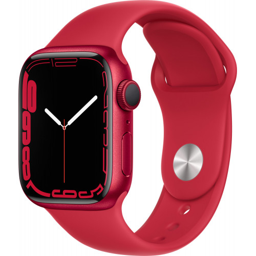 Apple Watch Series 7 GPS 41mm PRODUCT RED Aluminum Case With PRODUCT RED Sport Band (MKN23) 